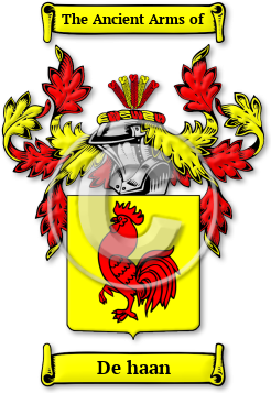 De haan Family Crest Download (jpg) Legacy Series - 150 DPI
